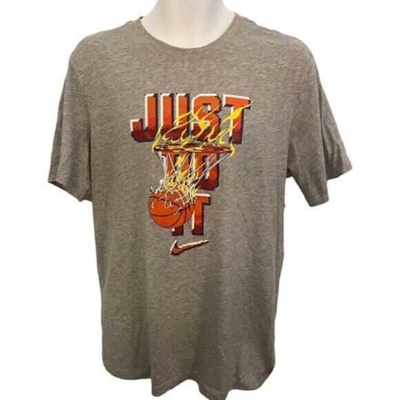 Nike Basketball Gray Dri-fit. Size Medium - Picture 1 of 6